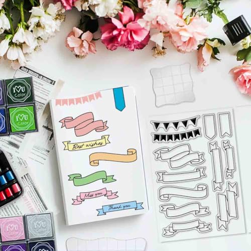 29 Pcs Journal Stamps for Crafting Card Making Supplies Set - style: 29Pcs Planner Clear Stamps