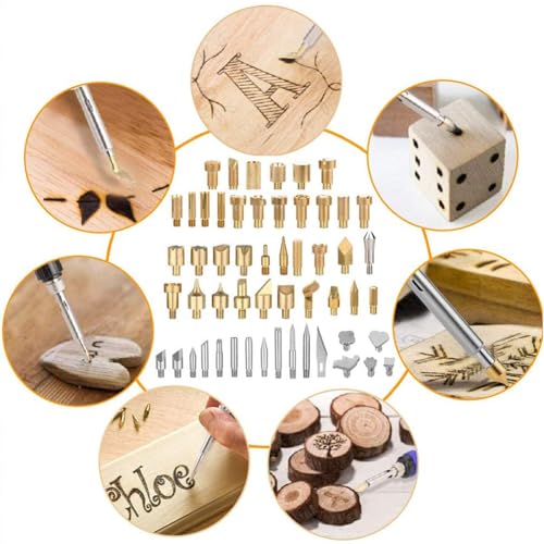 Wood Burning Kit, 2 Set WoodBurning Tool Kit for Beginner Adults - color: 2 Set Blue
