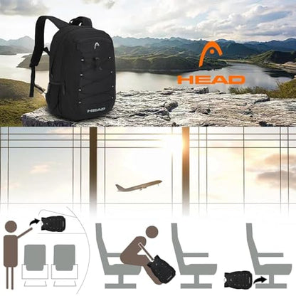 HEAD 30L Drone String Backpack,Large Laptop Backpack Fits 15.6" Laptop - color: Khaki