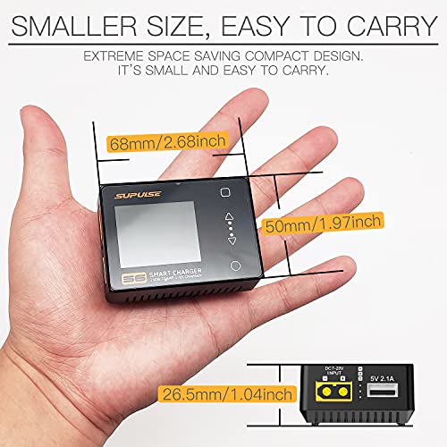 SUPULSE Lipo Battery Charger 150W/10A for 1-6S LiPo/LiHv/Lion/Life