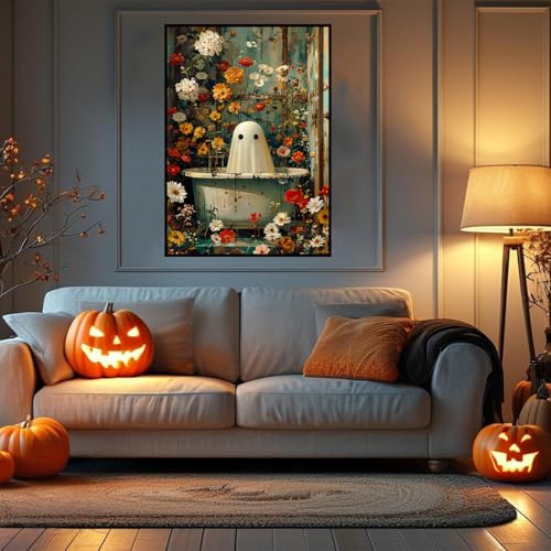 3 Pack Diamond Art Kits for Adults Halloween Diamond Painting Kit 12x16inch - color: 3 Pack Halloween-D, size: 11.8 × 15.7 in (30 × 40 cm)