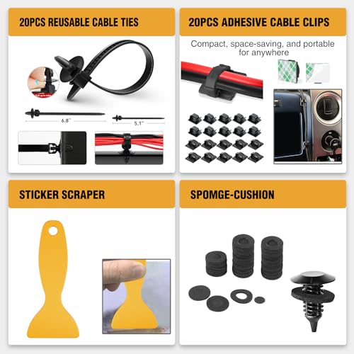 GOOACC 238Pcs Trim Removal Tool Auto Push Pin Bumper Retainer Clip Set - color: 120Pcs Clips + 118 Remover Green