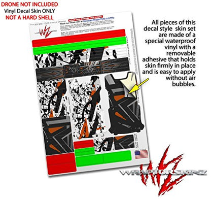 Skin Decal Wrap 2 Pack Compatible with DJI Ryze Tello Baja 0018 Burnt Orange Drone NOT Included