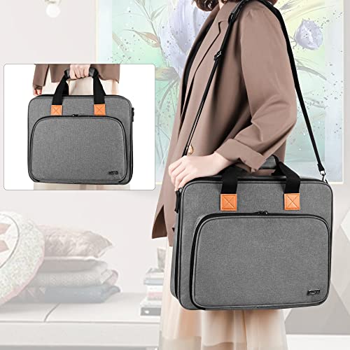 LUXJA Carrying Bag for A4 Light Pad and Diamond Painting Tools, Gray - color: Gray