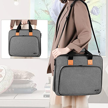 LUXJA Carrying Bag for A4 Light Pad and Diamond Painting Tools, Gray - color: Gray