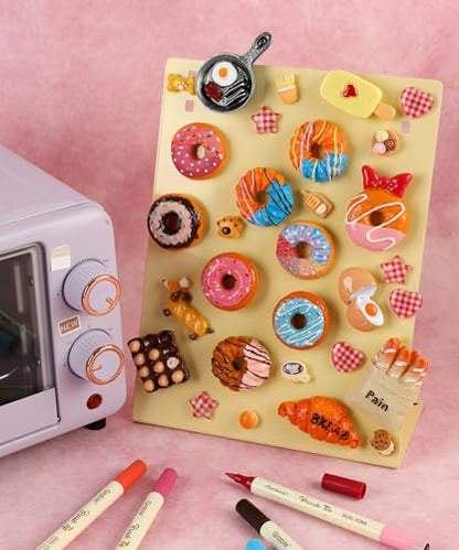 Grabie Magnet Painting Kit, DIY Fridge Magnets, Donut Delight - color: Donut Delight