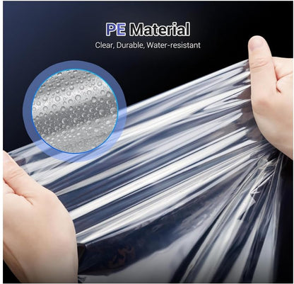 2PCS Clear Camera Rain Cover w Flash for Camera + Lens up to 6.3"x9.8"(DXL) - color: (2Pack)for Camera w Flash