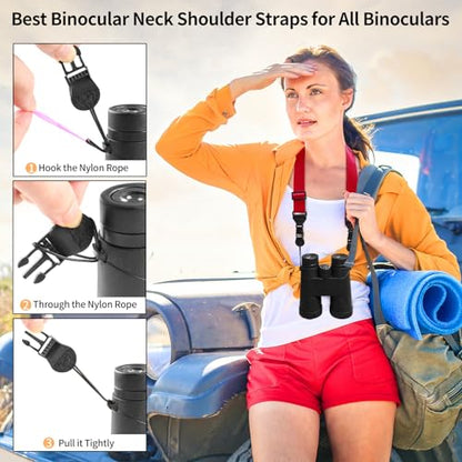 FIEIL 3 Pack Adjustable iPad Strap, Nylon Camera Strap, Comfortable Shoulder Strap for iPad Case, Cellphone Tablet, Camera, Laptop, Binocular, Luggage Bag(Red Universal Neck Lanyard) - color: Red