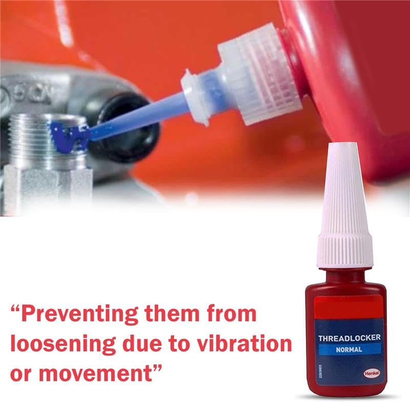 Threadlocker Normal Medium Strenght Removable Thread Lock Screw Glue for Fasteners Nuts Bolts Lock and Seal 5gram