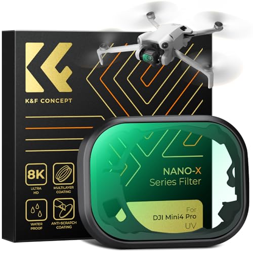 K&F Concept Mini 4 Pro UV Filter, MCUV Protection Filter, HD Optical Glass Multi-Coated Filter Compatible with DJI Mini 4 Pro - size: Mini 4 Pro