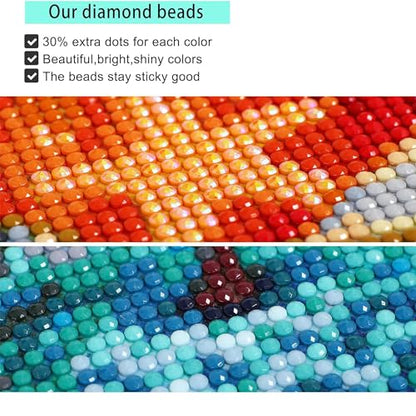 Beach Diamond Painting Kits for Adults - Sunset Diamond Art Kits for Adults - color: G9744