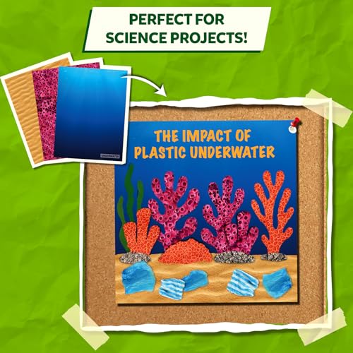Skillmatics Science Construction Paper for Kids – STEM DIY Craft Activity - color: All Things Science, size: 60 Sheets