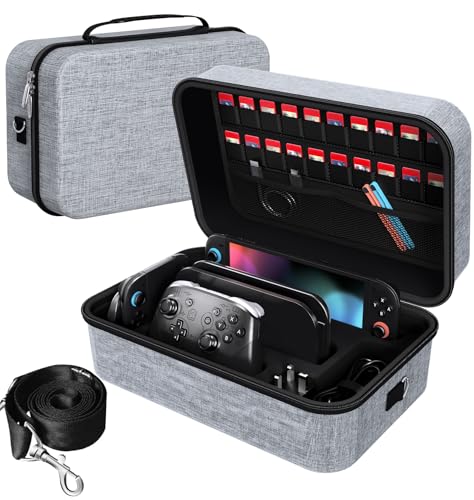 ivoler Carrying Storage for Nintendo Switch 2 2025 All in One Case Gray - color: Gray, size: 7.9''