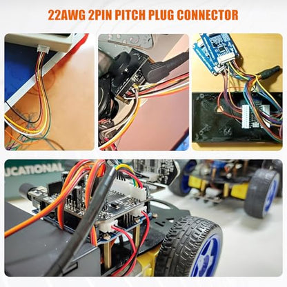 40pcs JST-PH 2.0 Male and Female Connector Cable Compatible with Battery JJRC H36 H67 Blade Inductrix E010 E013