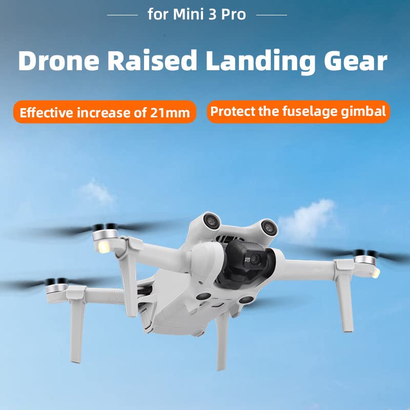 MOUDOAUER 5.8 * 2.2 * 1.3cm Extended Landing Gear Leg Support Protector Extensions for DJI Mini 3 Pro Drone Accessory Part