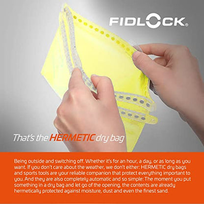 FIDLOCK Hermetic Dry Bag Flexible Magnetic Bag, Mega, Fabric Black - color: Fabric Black, size: Mega