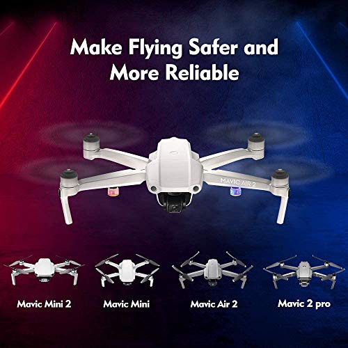 4Pcs Drone Strobe Lights, Anti Collision Light for Drone Night Flying, Universal Quick Flash LED Navigation Light Kit for DJI Neo, Mini 4 Pro, Avata 2, Mini 4k, Air 3S & All RC Drones Accessory