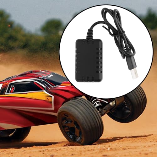 RC Remote Control Car 7.4V USB Socket Charger 2000mAh Dual JST-XH Compatible with RC Vehicles Trucks Tanks Drones