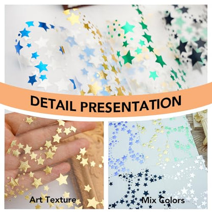 Colorful Textured Fabric Paper(star mesh, Close to A5 size) - color: star mesh