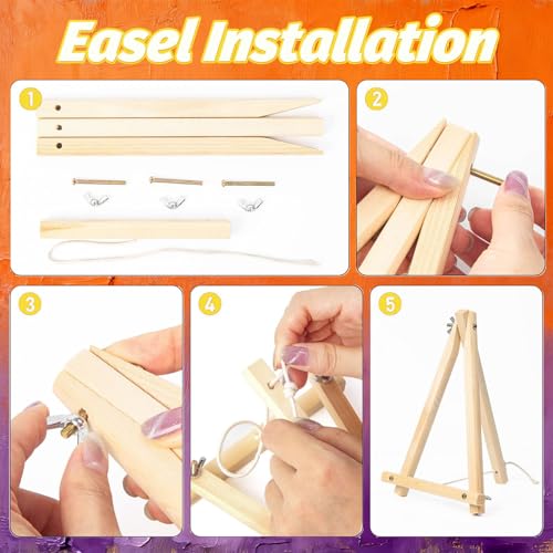 Gemozaic Framed Paint by Numbers Kit for Adults with Easel - Angel Wing - color: BKH1927