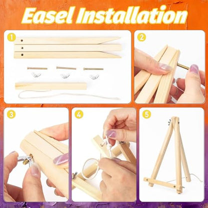 Gemozaic Framed Paint by Numbers Kit for Adults with Easel - Angel Wing - color: BKH1927