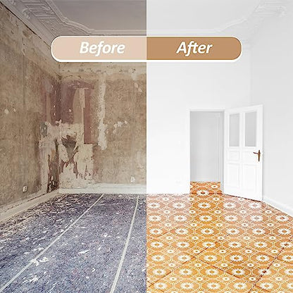 Zonon 4 Pcs 12 x 12 in Reusable Tile Stencil for Painting Large Pattern - size: 12x12 in, style: Trendy Style