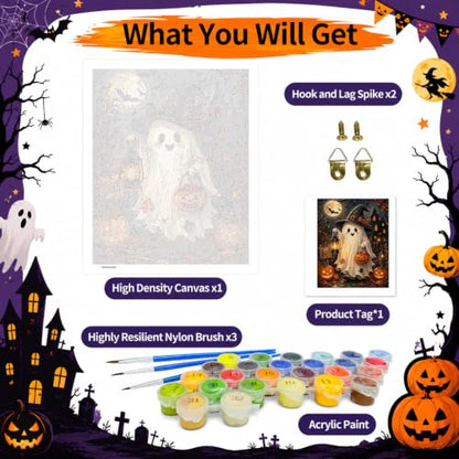 SUJINMEI Ghost Paint by Numbers Kit for Adults Without Frame 16X20 inch - color: MT23184-US