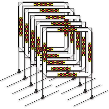 30 in. Mini Square FPV Racing Air Gate Package (Set of 5) NVY