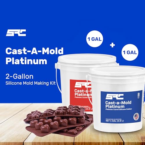 Cast-a-Mold Platinum 2 Gallon, Food Grade Silicone Rubber - size: 2 Gal