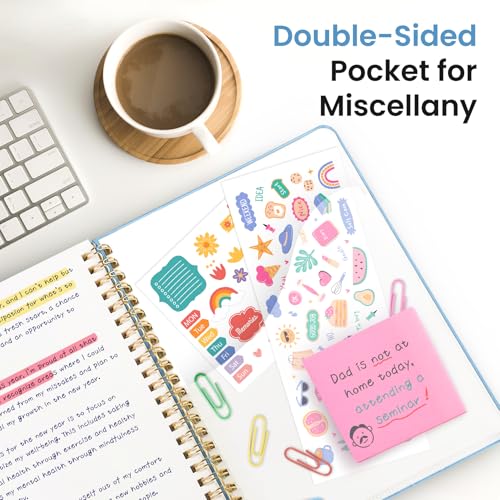 Taja Blank Spiral Notebook for Work, 5.7"x7.9" Spiral Plain Sketch Notebook - color: D-Blue, style: d-Blank