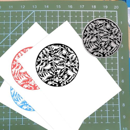4 Pack A4 Rubber Stamp Sheets for Artistic Stamp Creations, 8.5 x 11 Inch Soft Light Gray Rubber Stamp Sheets for Laser Engraving Machine, Elevate Your DIY Projects with Precise, by KUKLIPJIM