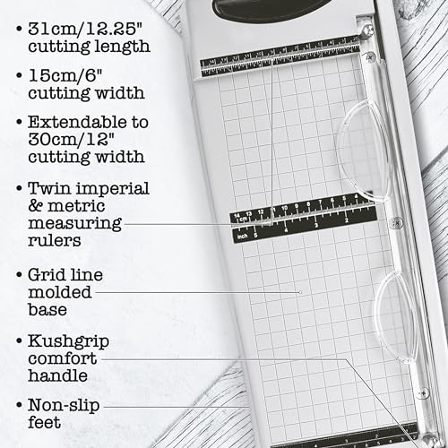 Tonic Studios Tim Holtz 12.25" Maxi Guillotine Paper Cutter - size: 1 Count (Pack of 1)