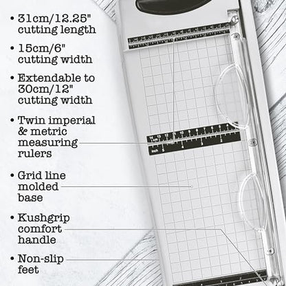 Tonic Studios Tim Holtz 12.25" Maxi Guillotine Paper Cutter - size: 1 Count (Pack of 1)