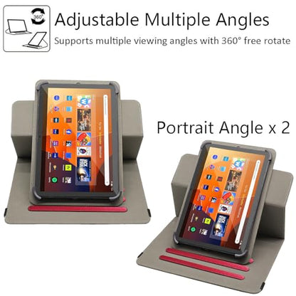 Universal 10 10.1 11 Inch Android Tablet Case Cover for 9.6-11 Inch Tablet - color: Rose