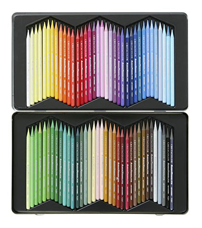 Cretacolor Aqua Monolith Woodless Watercolor Pencil Sets, 72-Color Set, Multi - style: Set of 72