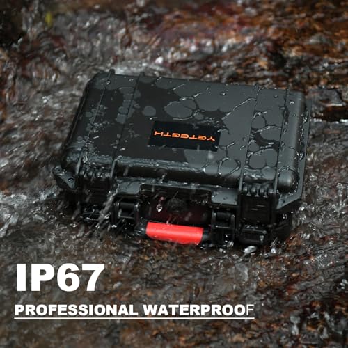 Hard Case for DJI Mini 4K Drone: Waterproof Travel Box for DJI Mini 2/SE - color: Black