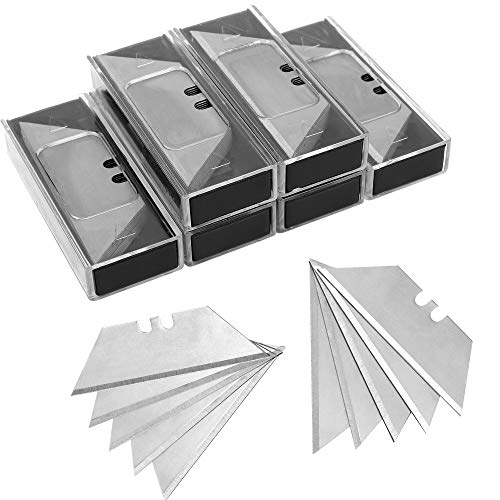 Vickay 60 Pack Utility Knife Blades, SK5 Box Cutter Blades, Razor Blades - color: Silver, size: 60 Pack