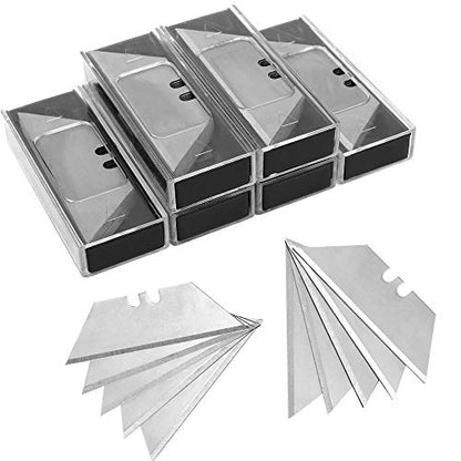 Vickay 60 Pack Utility Knife Blades, SK5 Box Cutter Blades, Razor Blades - color: Silver, size: 60 Pack