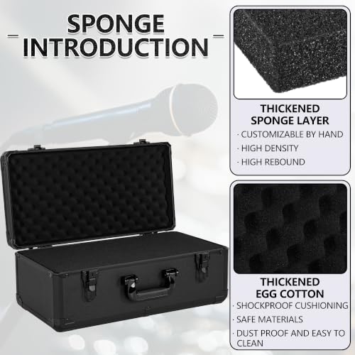 20 Inch Carrying Case with Customizable Pre-Diced Foam - size: 20.4x10.2x7.9 Inch