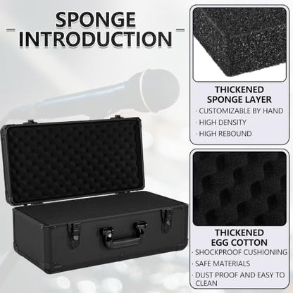 20 Inch Carrying Case with Customizable Pre-Diced Foam - size: 20.4x10.2x7.9 Inch