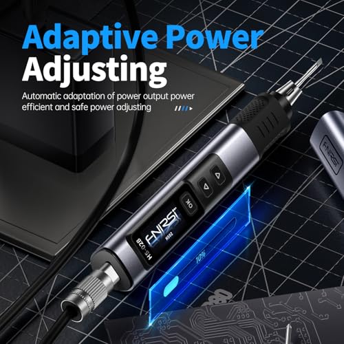 FNIRSI HS-02A 100W Portable Corded Soldering Iron Kit, 3S Fast Tinning