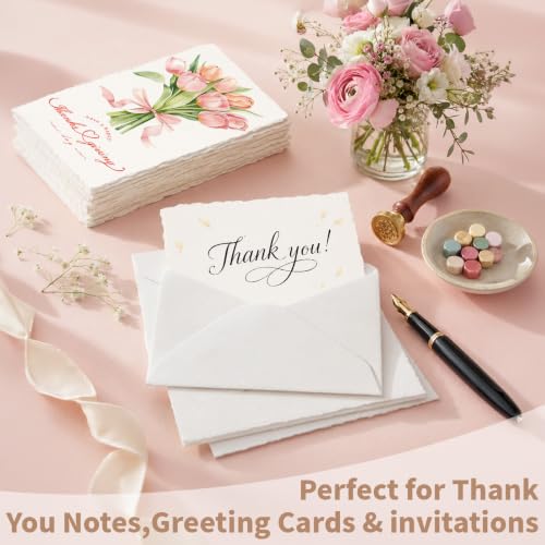 200 Sheets White Watercolor Paper 4x6 Inch Cotton Handmade Deckled Edge - color: White, size: 4x6in