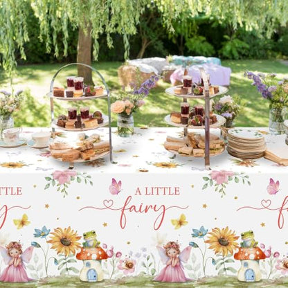 3 Pack Fairy Party Tablecloths for Girls - color: Fairy