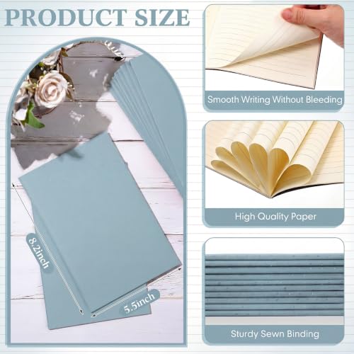 Mimorou 100 Pcs A5 Journals Notebooks Bulk,Lake Blue,Lined - color: Lake Blue, style: Lined