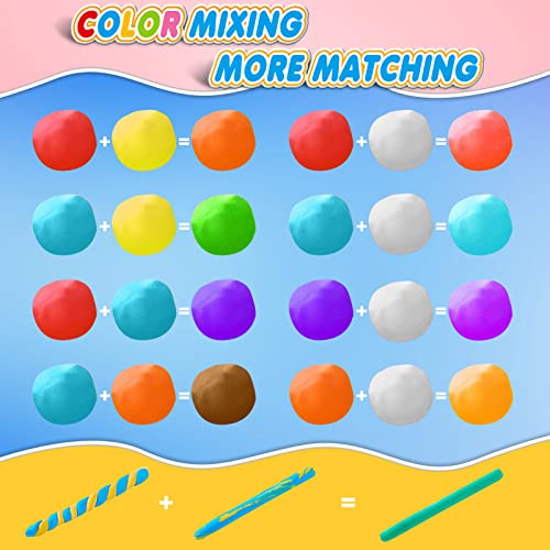 Air Dry Clay, 14 Colors Modeling Magic Clay for Kids - color: 14 Colors