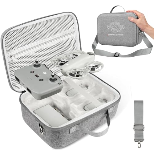 GAGITERVR N3 Neo Drone Hard Carrying Case Compatible with DJI Neo Drone Fly More Combo- 6 Flight Batteries, RC-N3/N2, Charging Hub & Accessories, Portable Protection Shoulder Strap for Travel Storage - size: For 6 Batteries/RCN3/Charging Hub