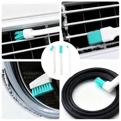 11Pcs Fan Cleaner Brush Set,Fan Cleaning Brush Cobweb Duster,Bendable Cobweb Dust Cleaner
