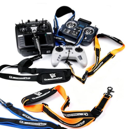MEIVIFPV RC Transmitter Lanyard Adjustable Neck Strap for TX16S FrSky Jumper Remote Controller (Orange) - color: Orange