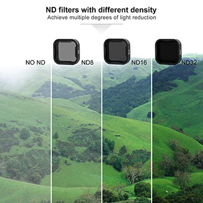 SOONSUN 6-Pack ND/CPL & Snorkeling Lens Filters for GoPro Hero 7/6/5 Black