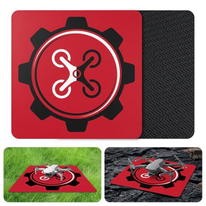 20 Inch Drone Landing Pad for Mini 5 Pro/4/3/2 Se/4k/Dji Neo/Flip, Red - color: Red